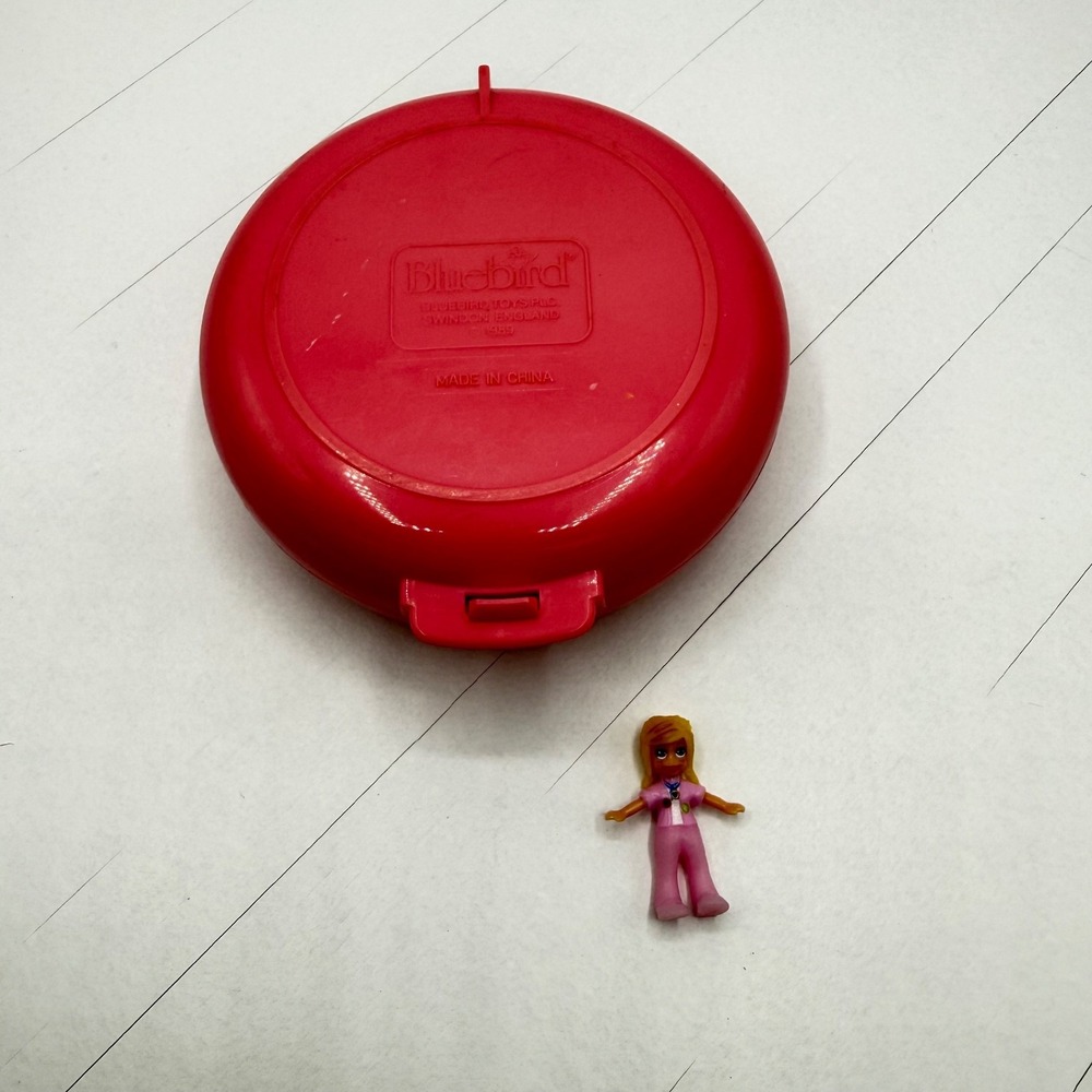 Polly‎ Pocket Bluebird Buttons Animal Hospital Vet Pink Compact 1989 Vintage - Picture 5 of 6